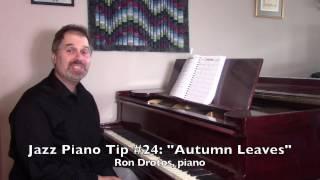 Jazz Piano Tip #24: AutumnLeaves