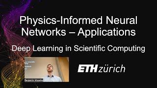 ETH Zürich DLSC: Physics-Informed Neural Networks - Applications