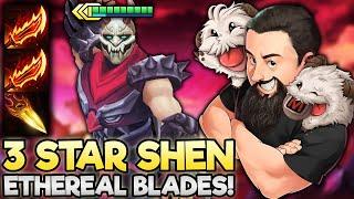 3 Star Shen - Ethereal Blades Hero Augment Carry!! | TFT Inkborn Fables | Teamfight Tactics