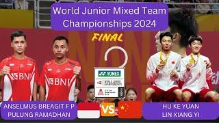 ANSELMUS BREAGIT F P/PULUNG RAMADHAN (INA) VS HU KE YUAN/LIN XIANG YI (CHN) |