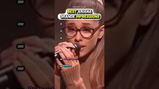 Best Ariana Grande Impression #ArianaGrande #Arianator #PopStar #SingerSongwriter #RIPMarjorieGrande
