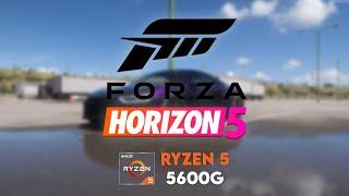 Forza Horizon 5: Test Ryzen 5 5600g + 16GB RAM 3200Mhz 720p/1080p