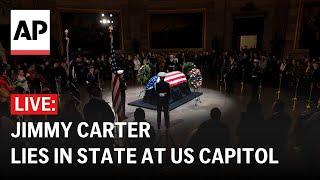 LIVE: Jimmy Carter lies in state at the U.S. Capitol