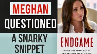 MEGHAN Markle ABSENT Interview!  #snarkysnippet
