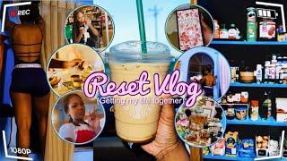 RESET VLOG|| Getting my life together, organizing, errands, bake & work w/me & More🫧