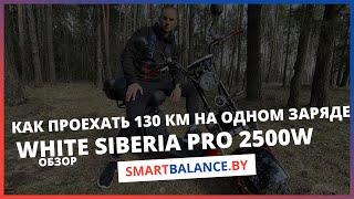 White Siberia PRO 2500w - обзор и тест драйв электроскутер с тремя аккумуляторами