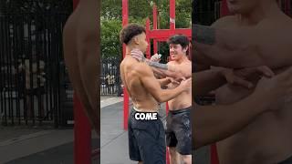 He got mad because he skips leg day‼️