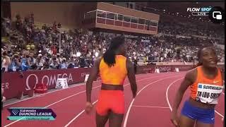 Julien Alfred’s 100M win at the Monaco Diamond League 2024