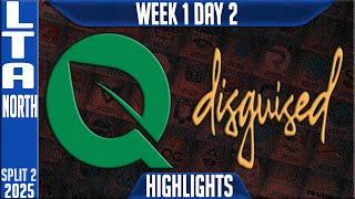 FLY vs DSG Highlights | LCS W1D2 Split 2 2025 | FlyQuest vs Disguised