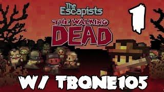 The Escapists: The Walking Dead - Pt. 1 "Harrison Memorial Hospital" (Let's Play Walkthrough)