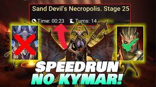 SPEEDRUN SAND DEVIL 25 WITH A RENEGADE! TEST SERVER! RAID SHADOW LEGENDS