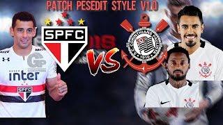 PES 2010 PATCH BRASILEIRAO 2018 - SAO PAULO X CORINTHIANS