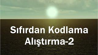 Alıştırma-2 (For döngüsü)