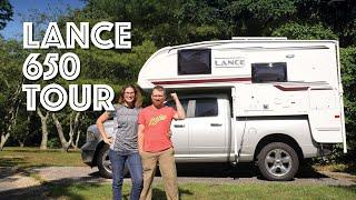 Lance 650 Truck Camper Walkthrough Tour