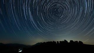 Time Lapse sulla Stella Polare: Monte Zurrone 1.650 m slm - Roccaraso (L'Aquila)  #4k