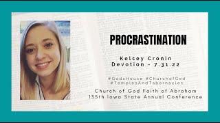 Iowa State Conference: Devotion by Kelsey Cronin