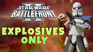 Can You Beat Star Wars Battlefront 2 (2005) With Only Explosives?