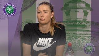 Maria Sharapova Wimbledon 2019 First Round Press Conference