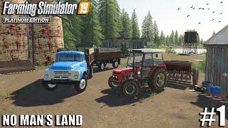 Welcome to My New Farm | No Man's Land | Farming Simulator 19 | Episode 1