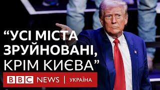 Що Трамп розказує про Україну на своїх мітингах