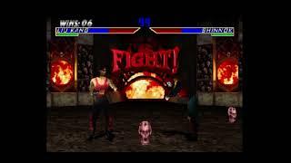 Mortal Kombat 4 for the PlayStation, play through with Liu Kang