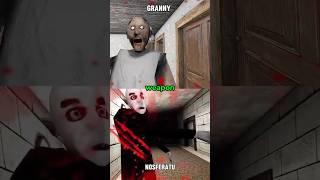 Granny vs Nosferatu who will win #granny #nosferatu #slendrina #game  #horror #gaming #shorts #viral