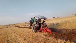 Deutz fahr 4.lü pulluk Pullukla Tarla sürme