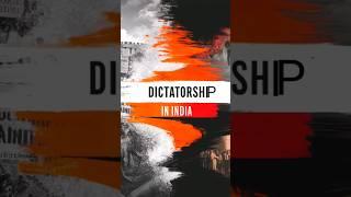 Is India becoming a DICTATORSHIP or it was? | Indira Gandhi's Emergency/ #india #ytshorts #shorts