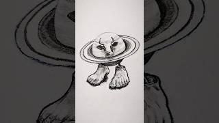 Speed drawing La Vaca Saturno Saturnita  #shorts #sahur #brainrot #memes #drawing