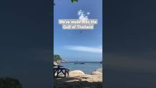 We’ve made it to the gulf of Thailand #thailand #kohtao #beach #snorkeling #ocean