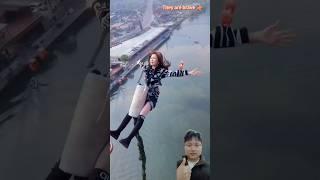 Bungee jumping boys and girls #adventure #bungeejumping #explore