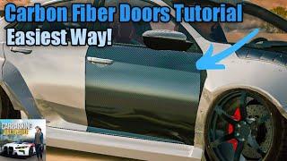 How to make a carbon fiber doors (Easiest way!) | Car Parking Multiplayer