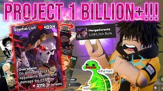 ALMOST 3 MIL ROLLS?! Project 1 Billion+! - Roblox Anime Card Battle [Part.3]