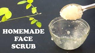 HOMEMADE SUGAR SCRUB RECIPES | DIY FACE EXFOLIATOR SCRUBBER | NATURAL EXFOLIATING FACE SCRUB