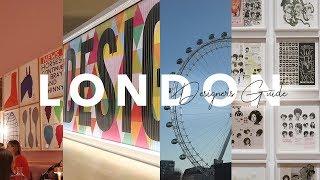 Graphic Designer's Guide to London | Paola Kassa