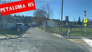 Petaluma California, Driving Tour, Petaluma High School