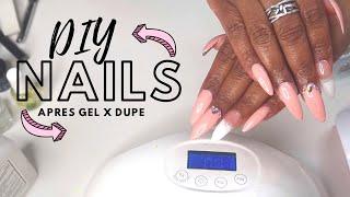 DIY Nails: Apres Gel X Dupe Method | Beginner Nails at Home | Salon Quality At Home