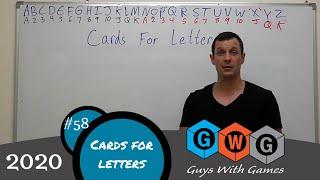 ESL Games (GWG) #58 Cards For Letters