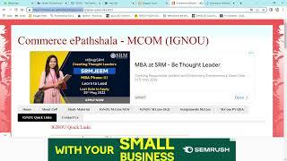 Q - HOW TO DOWNLOAD YOUR IGNOU ASSIGNMENTS ?