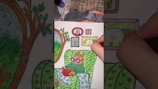 Страшная история часть 2 от Даши Рокс , раскраска релакс + страшная история от #дашарокс #art