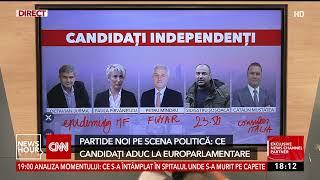 Partide noi pe scena politică. Ce candidați aduc la europarlamentare