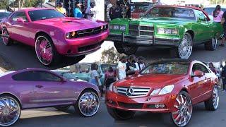 Rubonia Mardis Gras Block Party 2024! Big Rims, Donk, Big Wheels, Amazing Cars, Donks