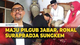 Hari Pertama Kampanye Pilkada Jabar, Ronal Surapradja Sungkem Ayah dan Ibunya