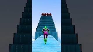 GTA 5 Epic Water Ragdolls | Spider-Man Jumps / Fails  SpiderMan vs Minions & Hulk #shortsfeed #gta