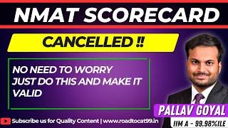 NMAT CANCELLING SCORECARDS FOR CHEATING | MAKE IT VALID THROUGH A MAIL