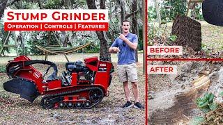 How to use a Stump Grinder - TORO STX 38 Stump Grinder