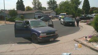 SAN RAMON PURSUIT: Police pursuit ends on a quiet San Ramon neighborhood