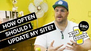 How often should I update my website