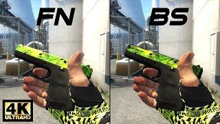 CSGO Glock-18 | Nuclear Garden - Skin showcase all floats [4K60FPS]