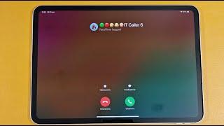 ONE BIG FACETIME INCGOMING CALL IPAD PRO 11 2024 M4